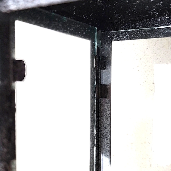 Set of 2 Lanterns. Rustic metal and glass. NEW no tags - Picture 8 of 11